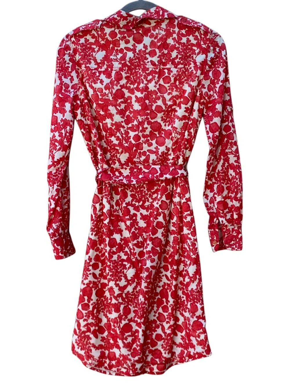 Tory Burch Floral Print Brigitte Shirt Dress Size 0